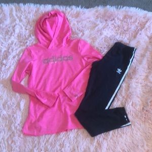 Pink Adidas shirt